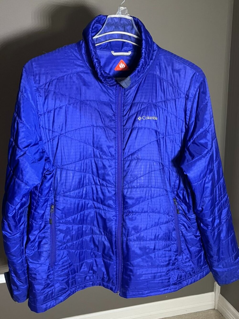 Columbia Women's Lightweight Puffer, 2X, Blue